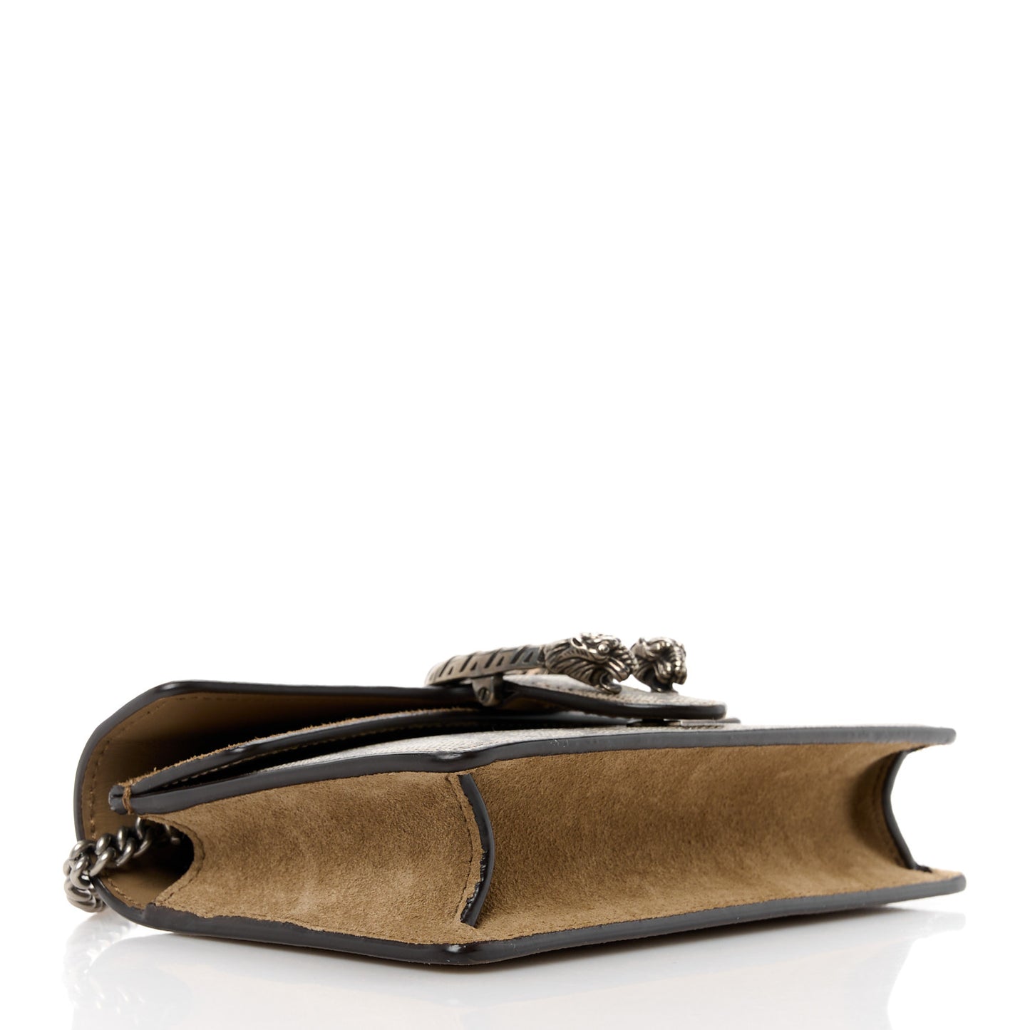 GG Supreme Monogram Super Mini Dionysus Shoulder Bag Taupe