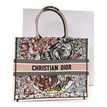 Christian Dior Canvas Embroidered La Force Book Tote Multicolor 10 of 10