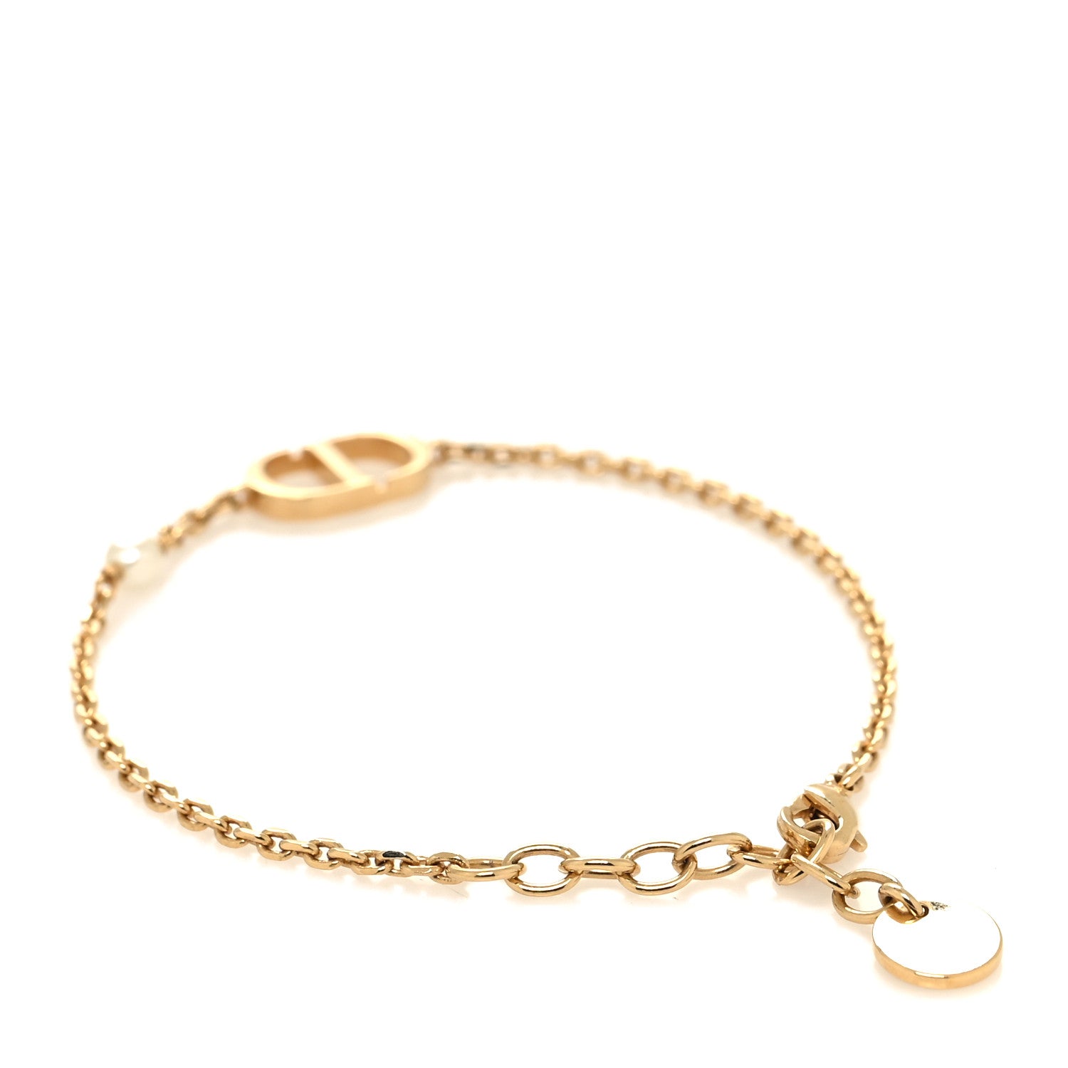 Christian Dior Pearl CD Bracelet Gold 3 of 5