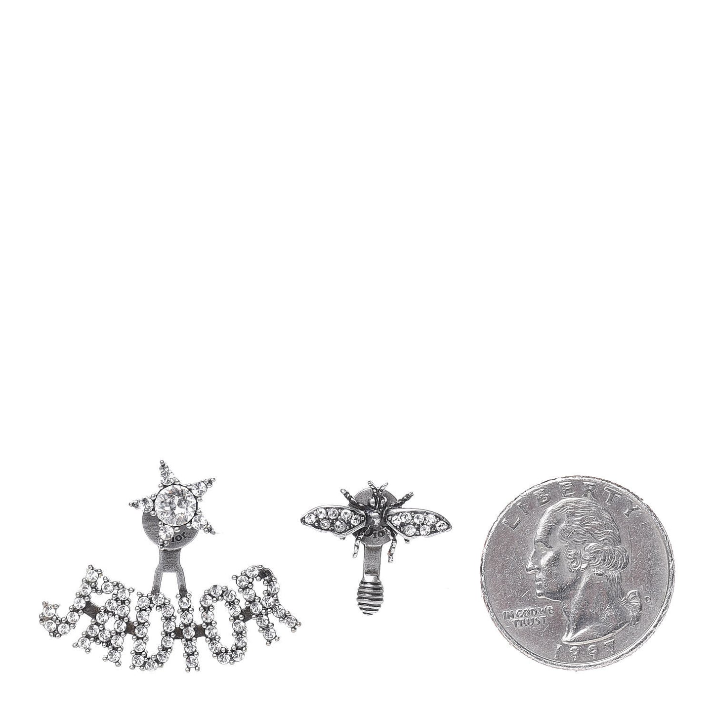 Palladium Crystal J'adior Earrings