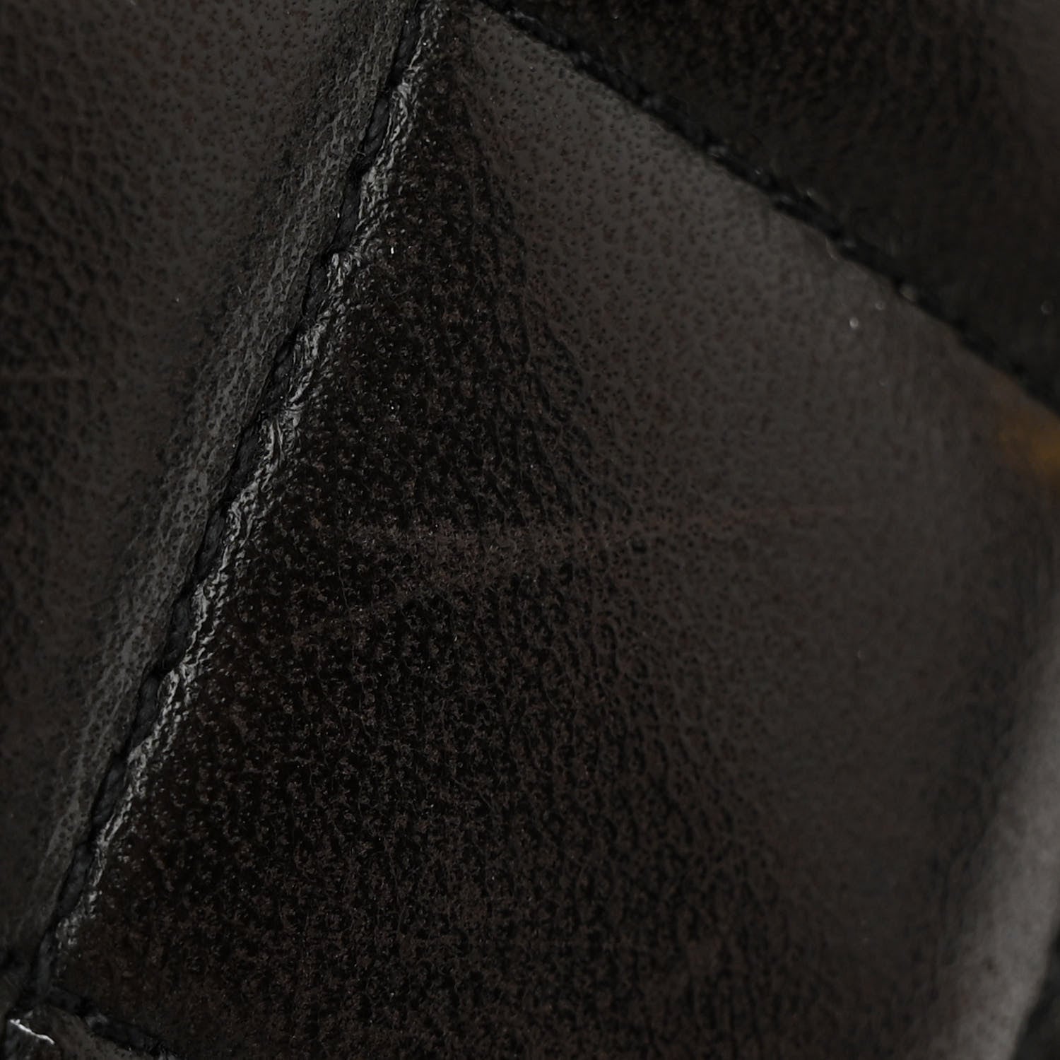 Chanel Lambskin Quilted CC Flap Shoulder Bag Dark Brown 18 of 18