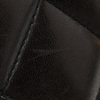 Chanel Lambskin Quilted CC Flap Shoulder Bag Dark Brown 18 of 18
