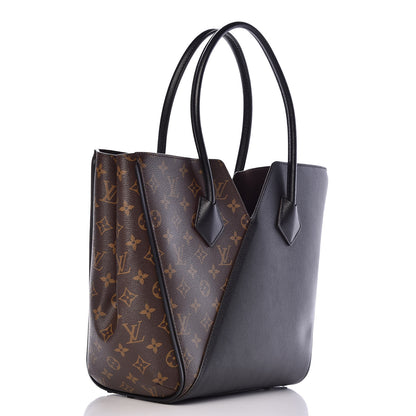 Louis Vuitton Calfskin Monogram Kimono Tote Black 3 of 12