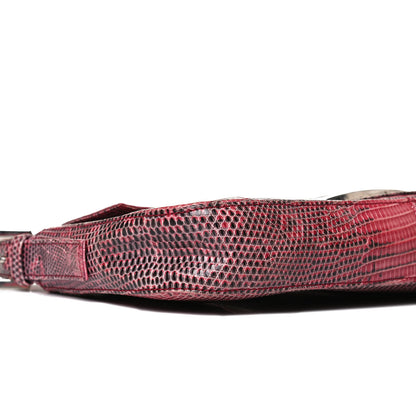 Fendi Lizard Baguette Red 9 of 14