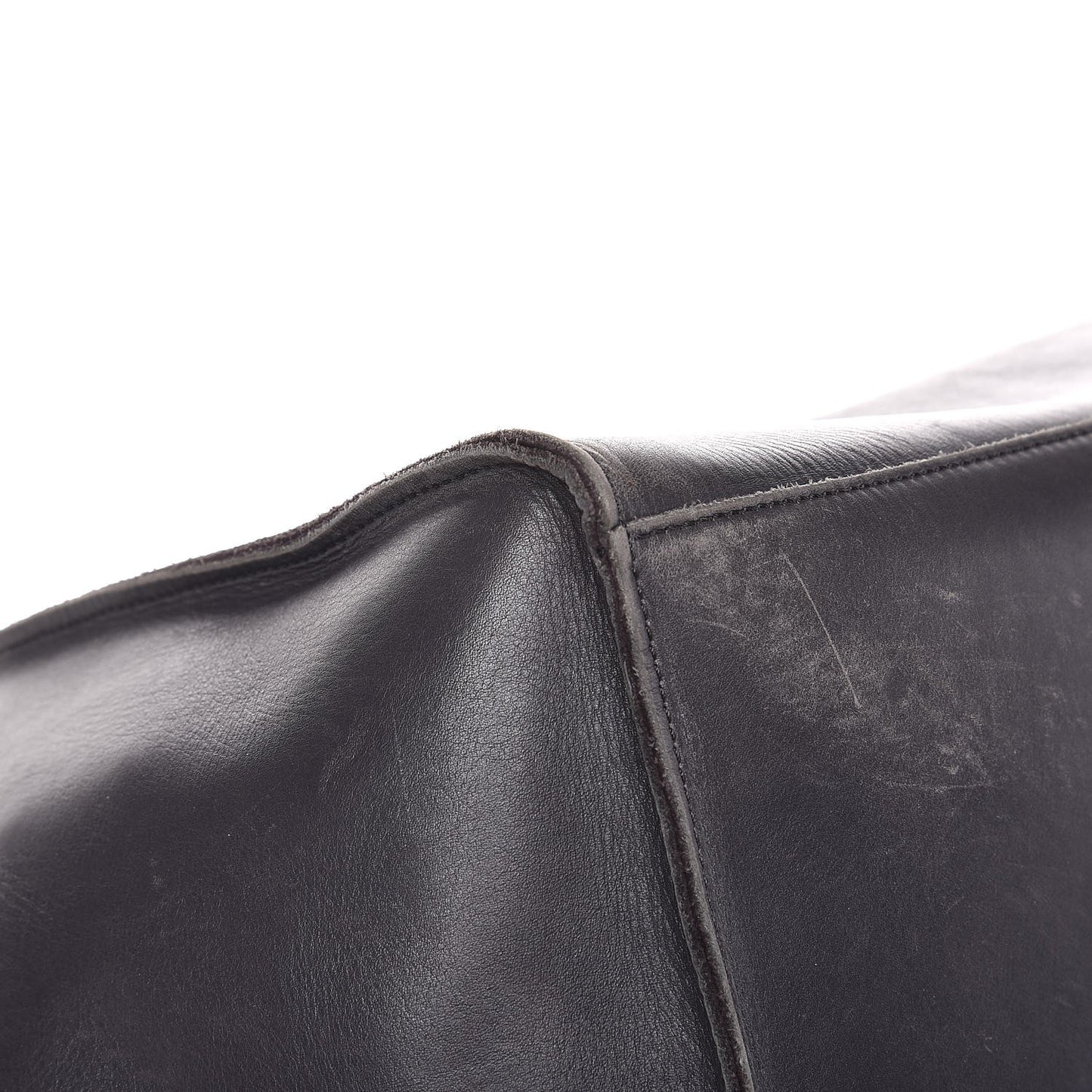 Smooth Calfskin Medium Big Bag Liquorice