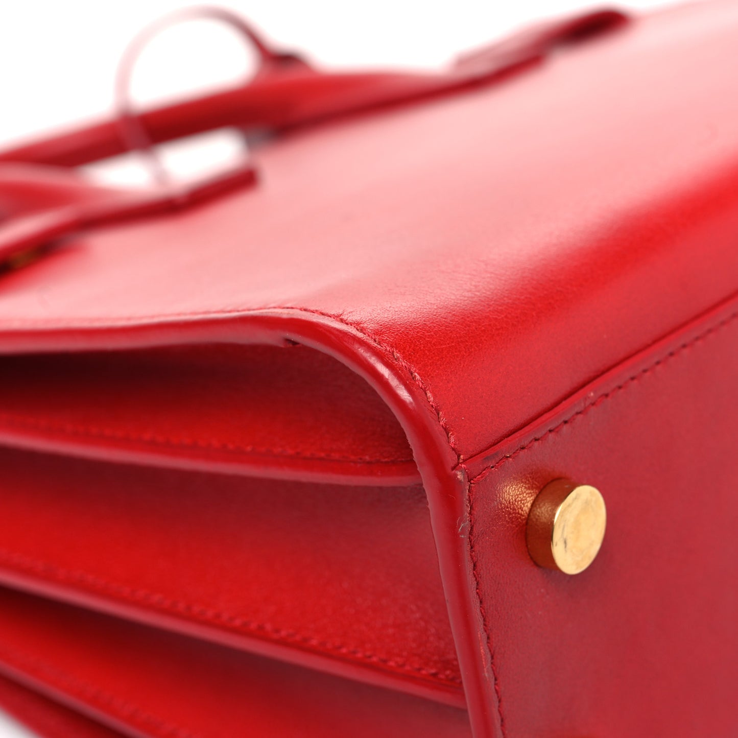 Calfskin Nano Sac De Jour Lipstick Red