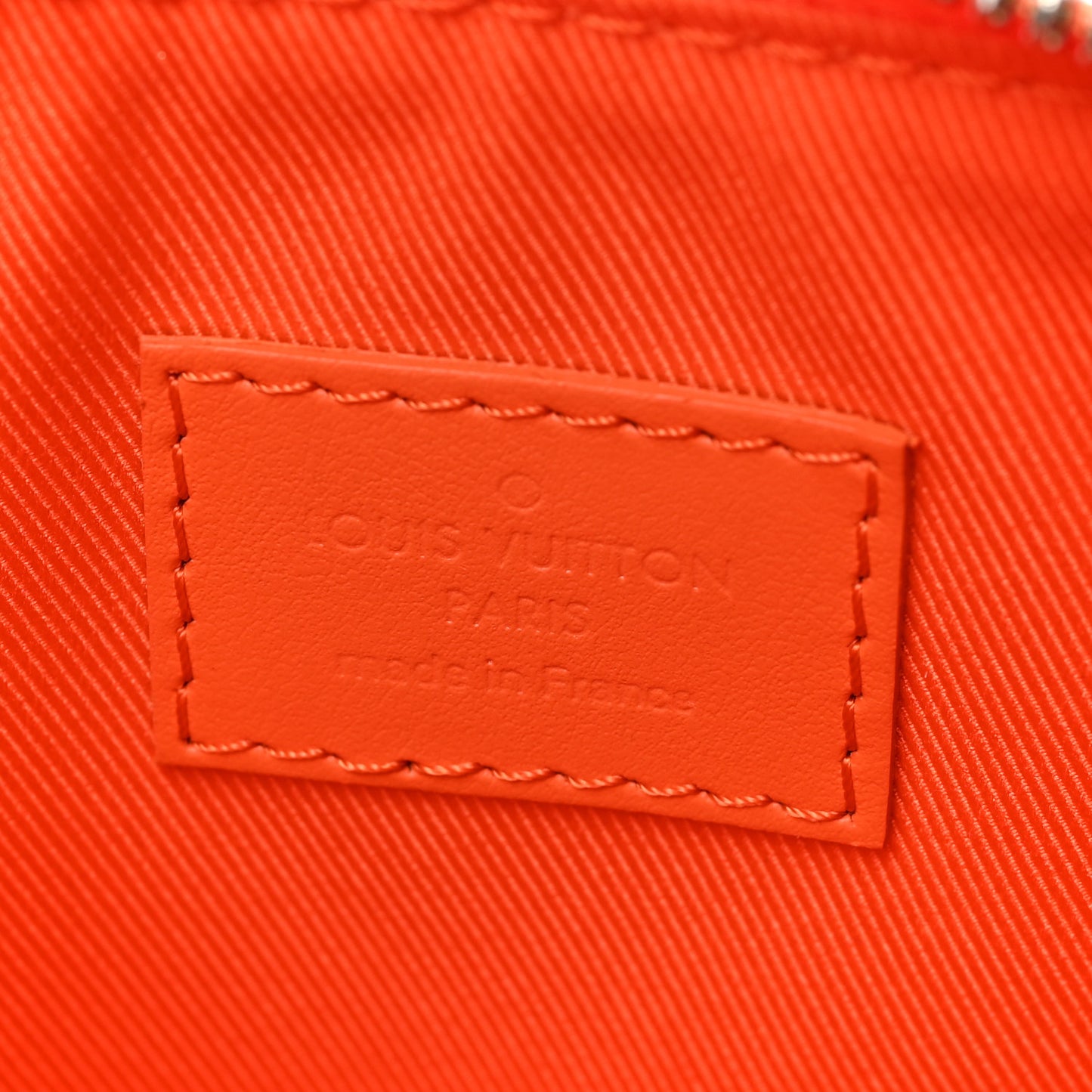 Grained Calfskin Aerogram Keepall XS Orange