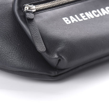 Balenciaga Calfskin Logo Everyday Beltpack Black 6 of 10
