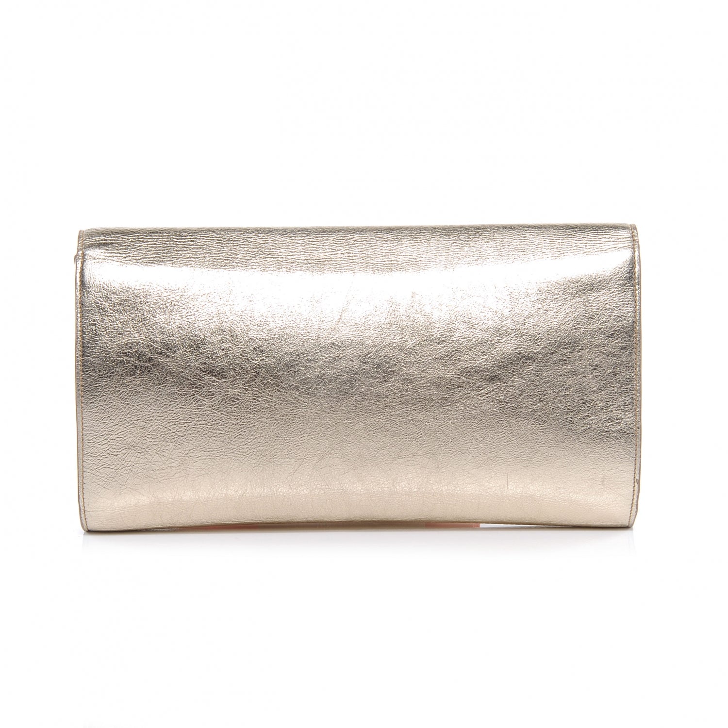 Saint Laurent Leather Belle de Jour Clutch Gold 4 of 7