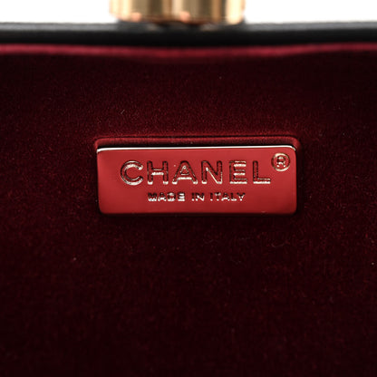 Chanel Lambskin Minaudiere Chain Clutch Black 6 of 10