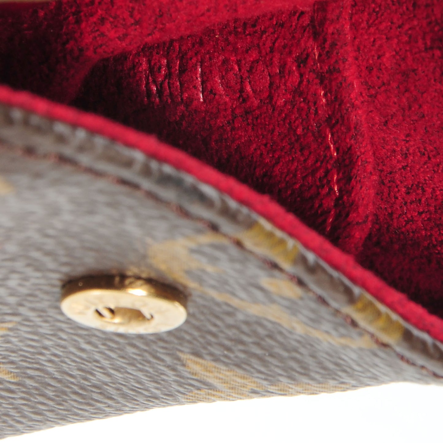 Monogram Partition Clutch