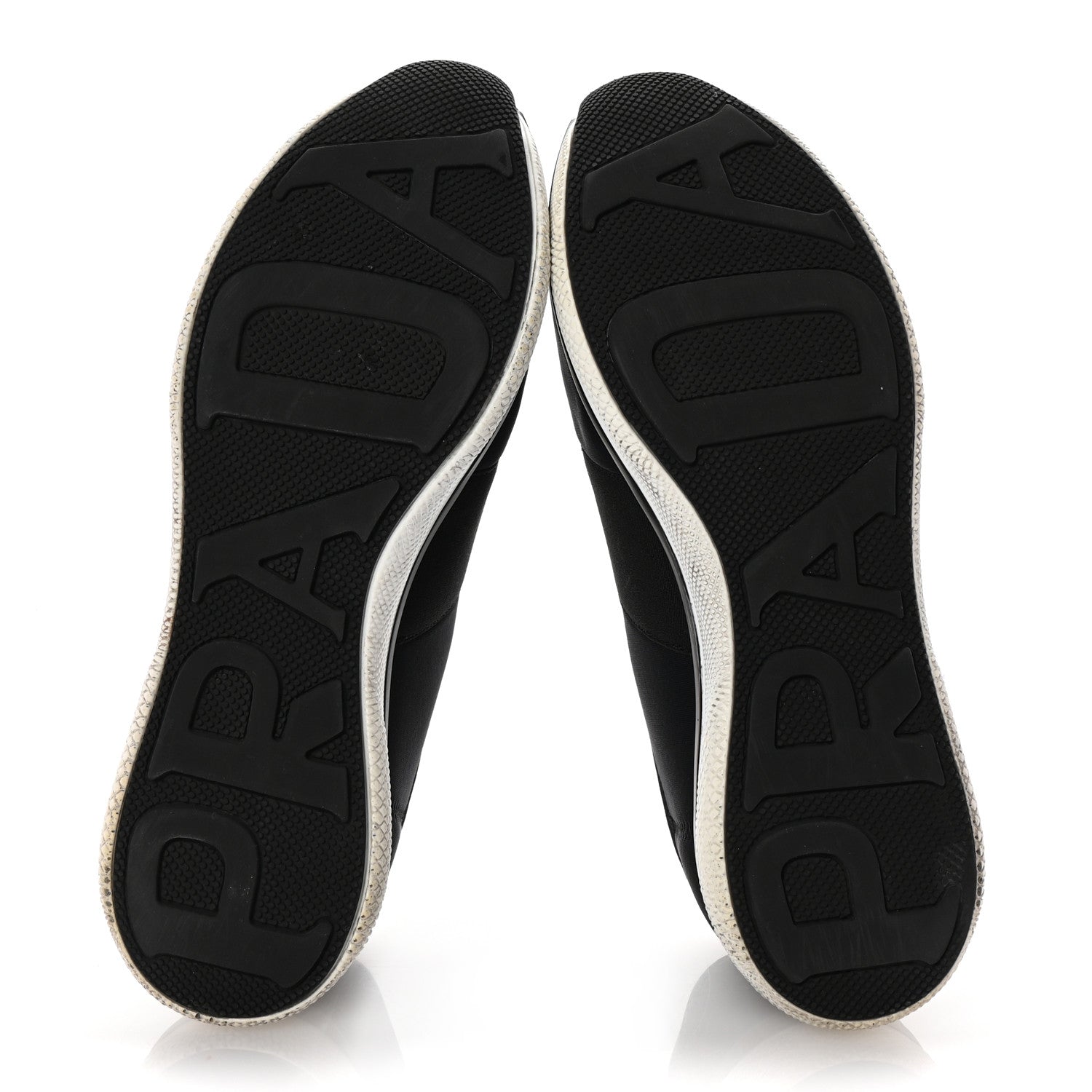 Prada Neoprene Slip On Sneakers 39 Black 6 of 9