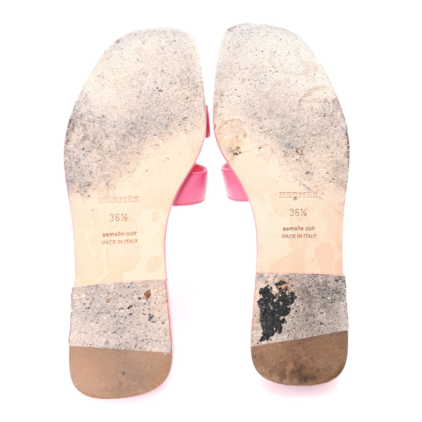Box Calfskin Oran Sandals 36.5 Rose Boise