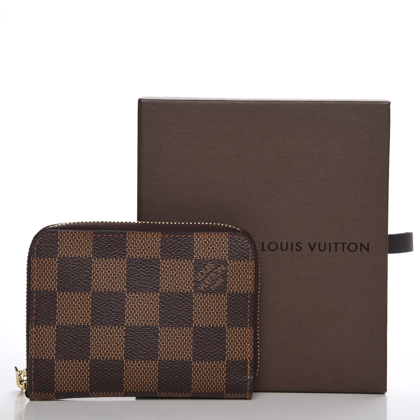 Damier Ebene Zippy Coin Purse