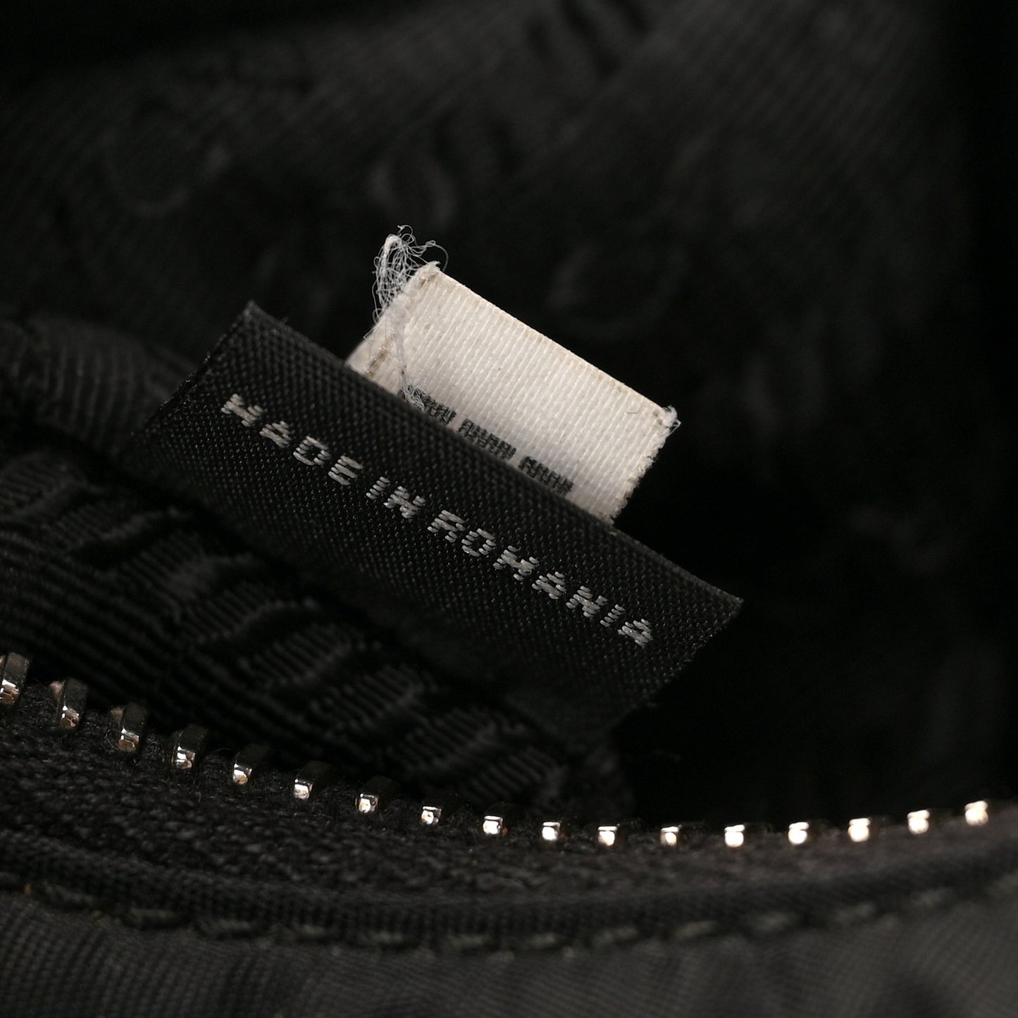 Tessuto Nylon Saffiano Mini Re-Edition 2005 Bag Black