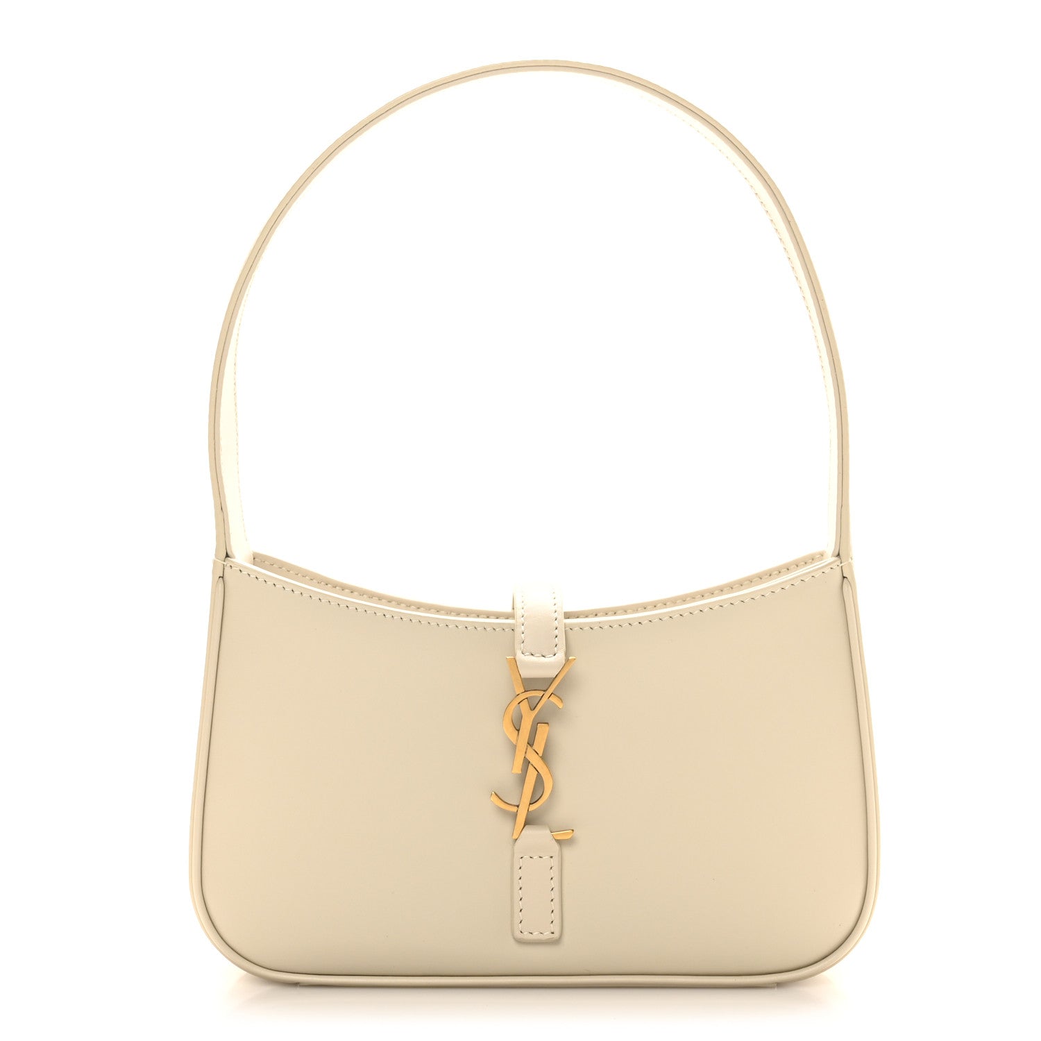 Saint Laurent Smooth Calfskin Le 5 A 7 Mini Hobo Crema Soft 1 of 10