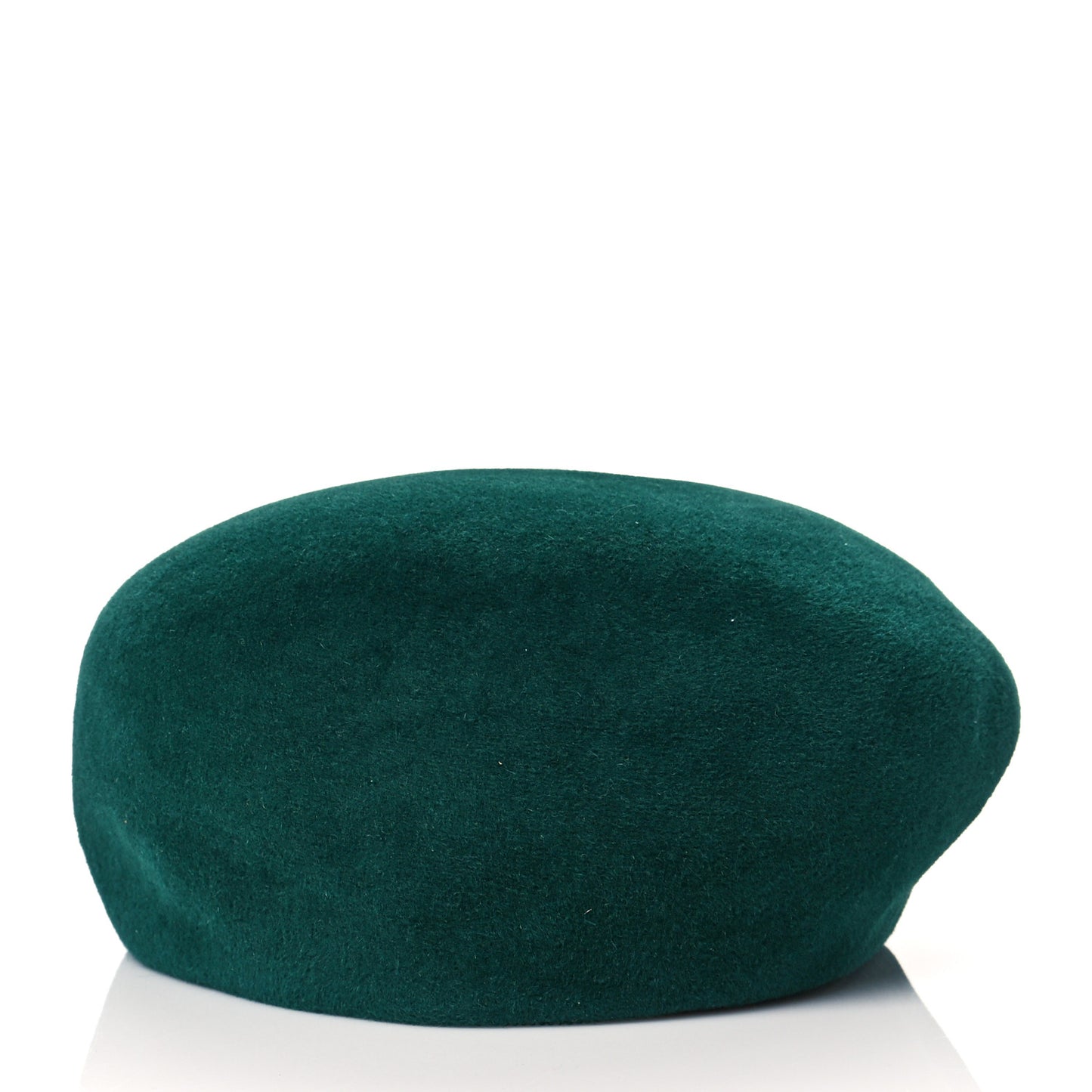 Velvet Beret Hat Green