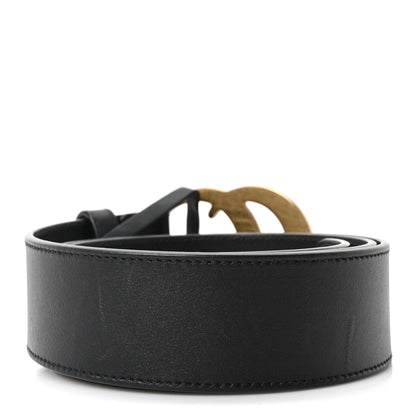 Gucci Calfskin Double G 40mm Belt 85 34 Black 2 of 5