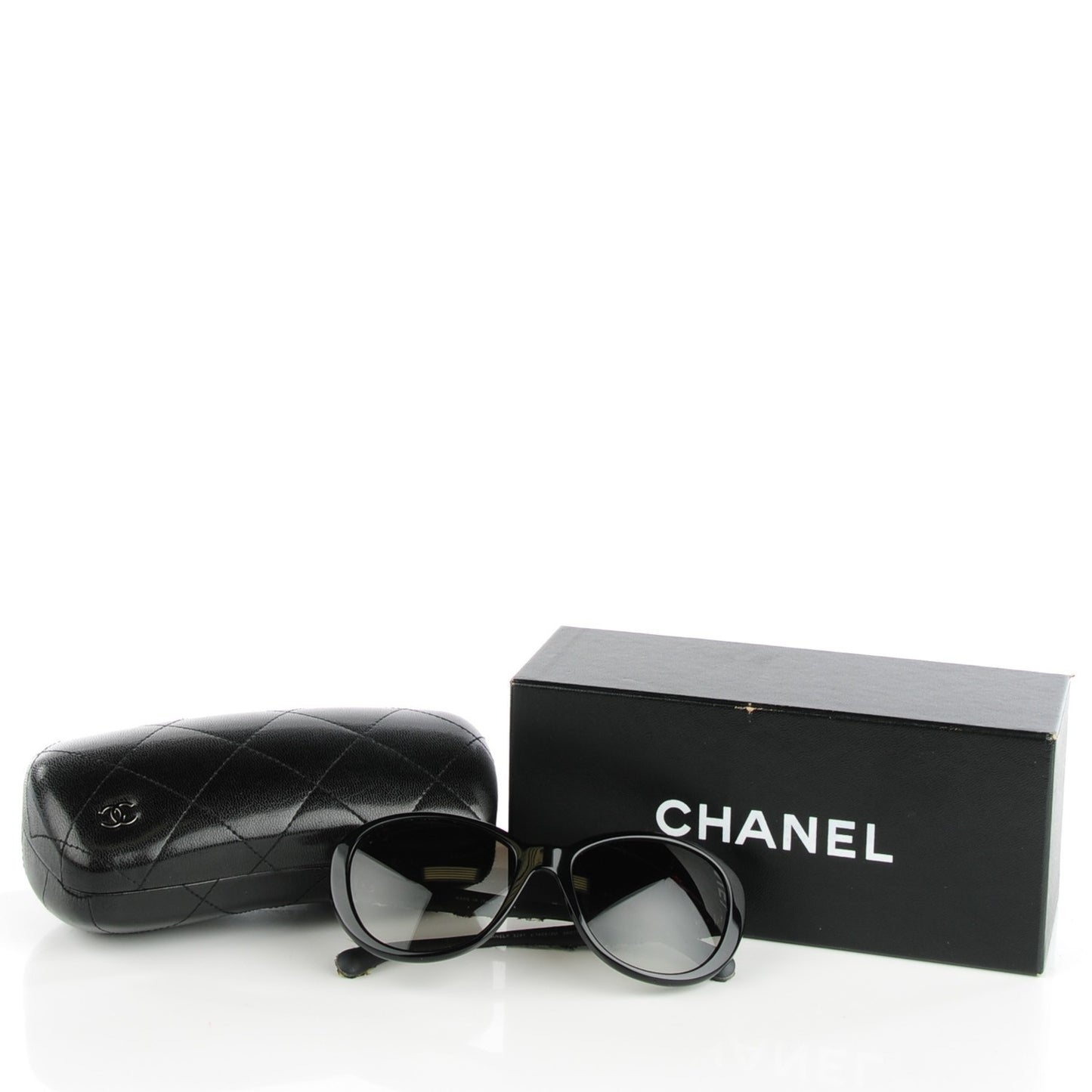 Tweed CC Sunglasses 5241 Black