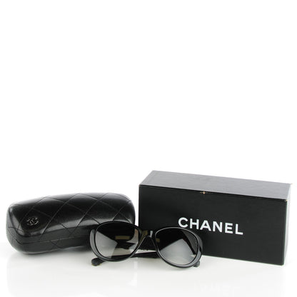 Chanel Tweed CC Sunglasses 5241 Black 6 of 7