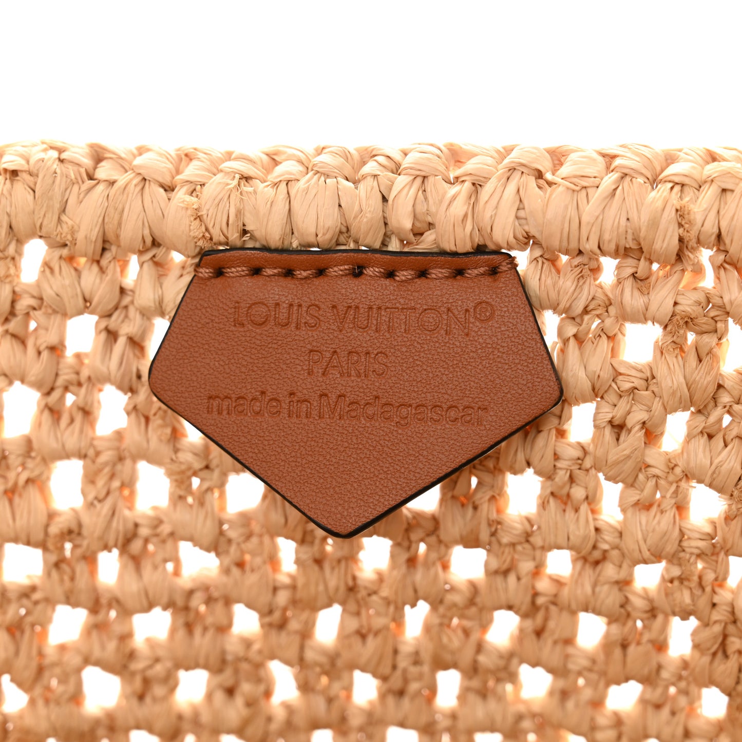 Raffia Calfskin Forte Del Marmi OnTheGo MM Natural Fuchsia