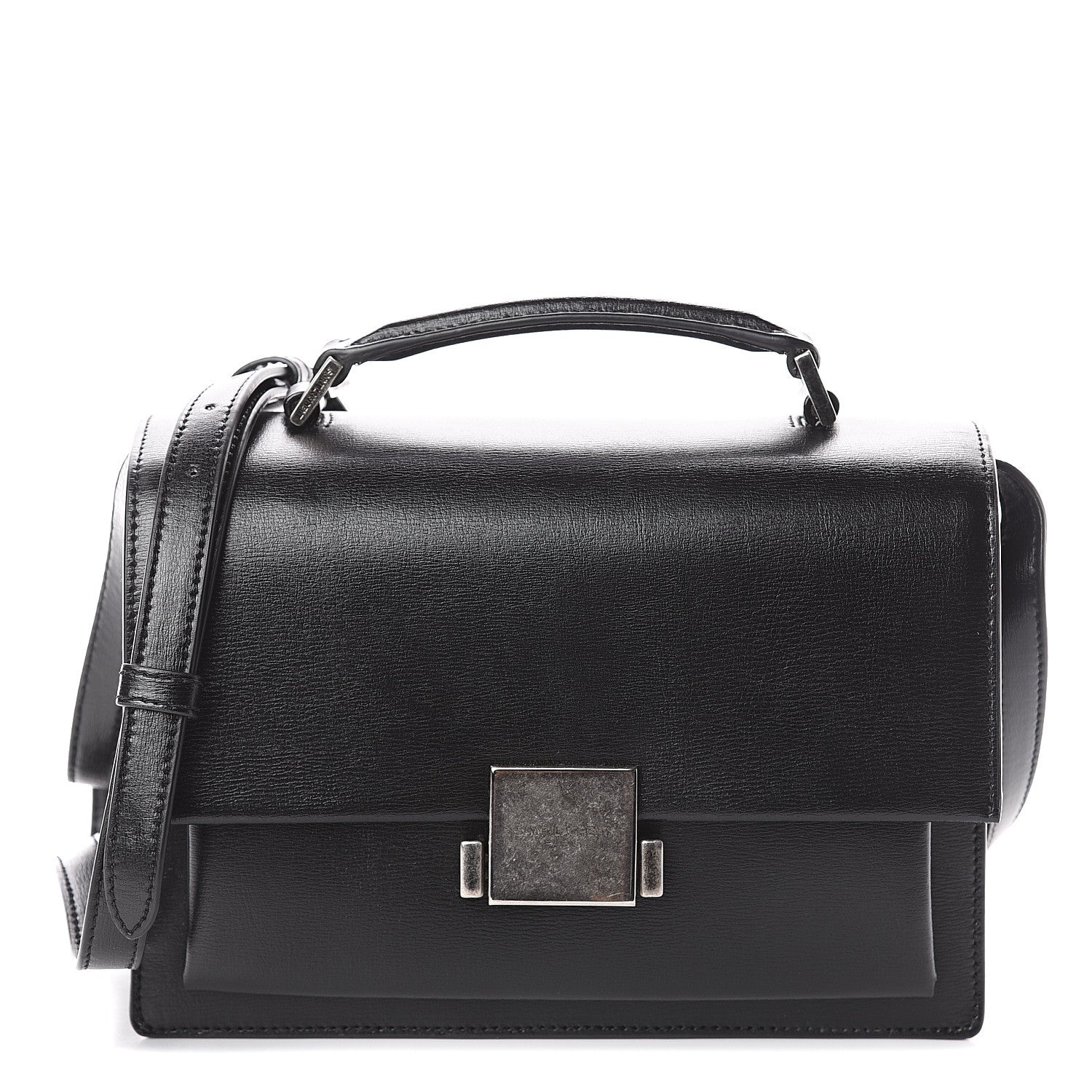 Saint Laurent Calfskin Medium Bellechasse Satchel Black 1 of 7