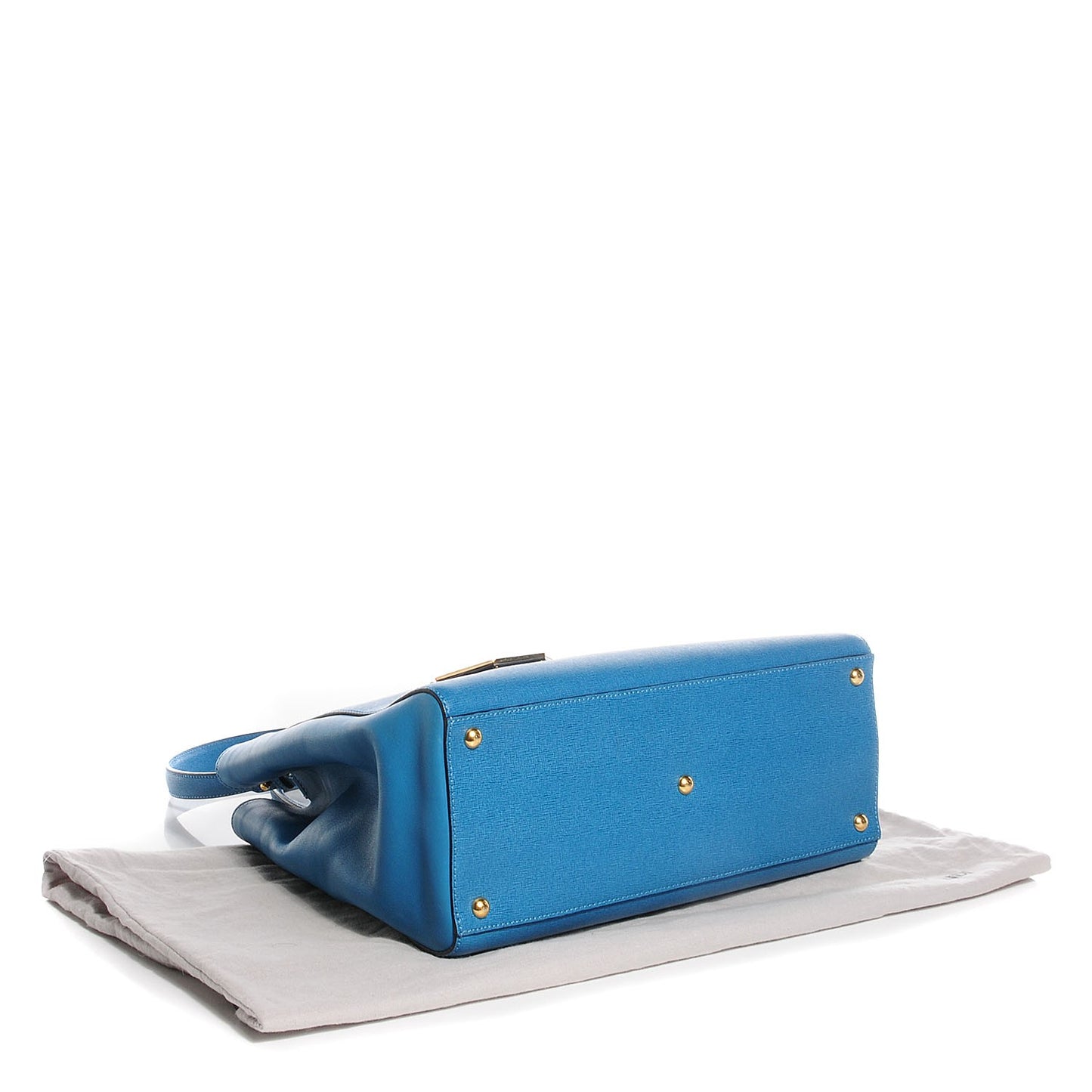 Vitello Elite Medium 2Jours Tote Turquoise