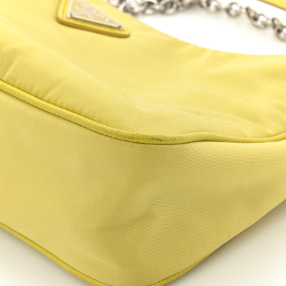 Prada Nylon Saffiano Re-Edition 2005 Shoulder Bag Ananas 12 of 19