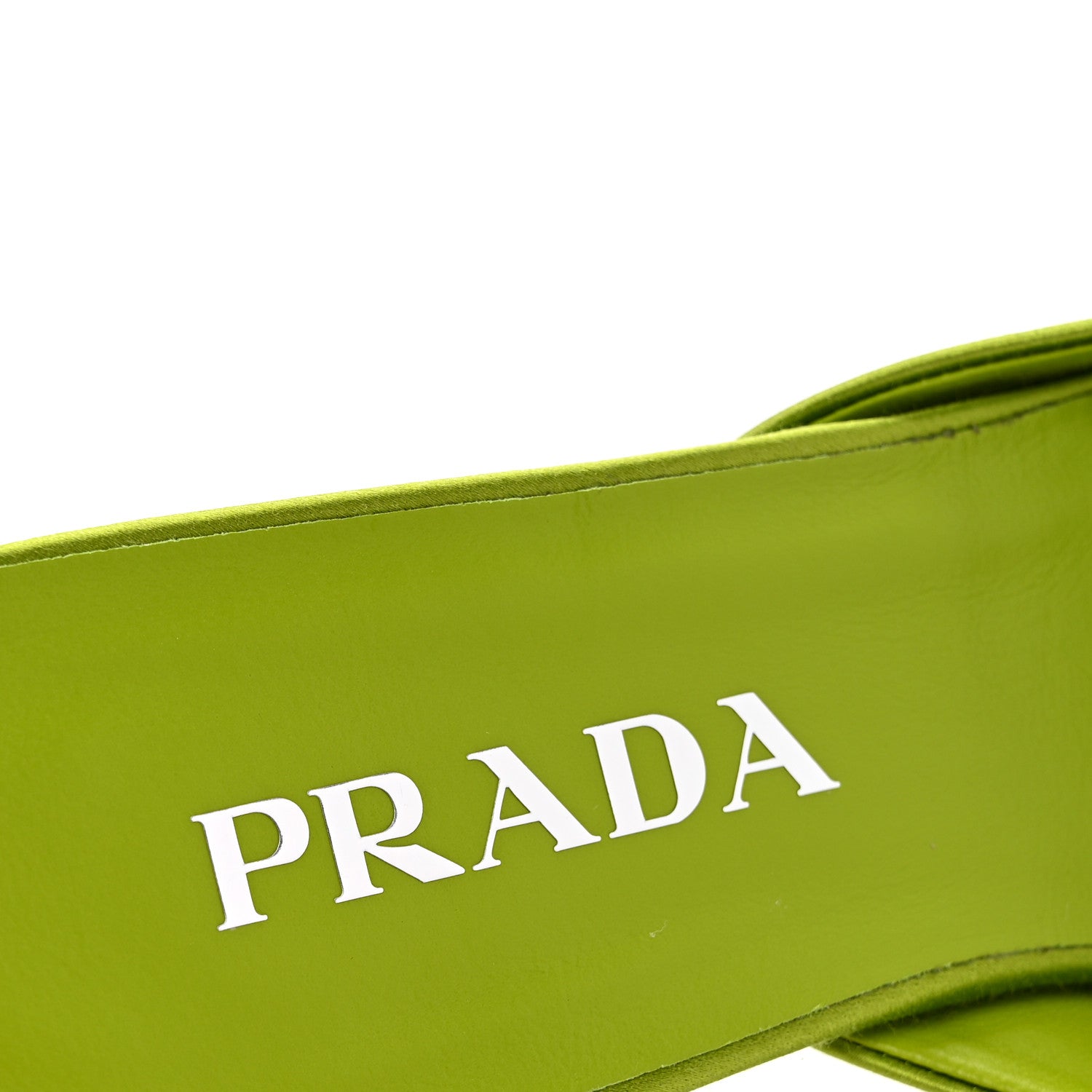 Prada Satin Modellerie Mules 35 Felce 1699615 – FASHIONPHILE