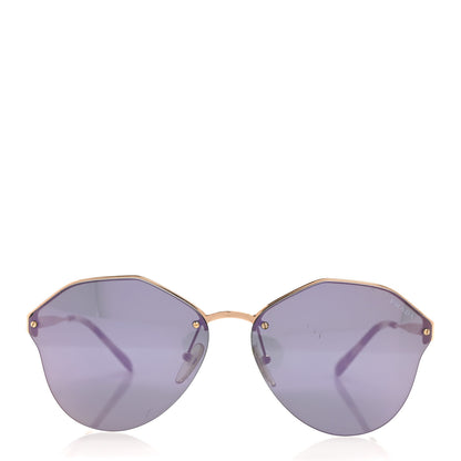 Prada Rimless Sunglasses SPR 64T Violet Gold 2 of 9