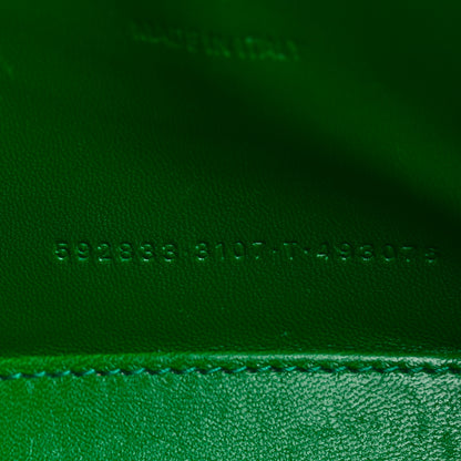 Balenciaga Shiny Calfskin Crocodile Embossed Hourglass Top Handle Bag XS Jade 6 of 10