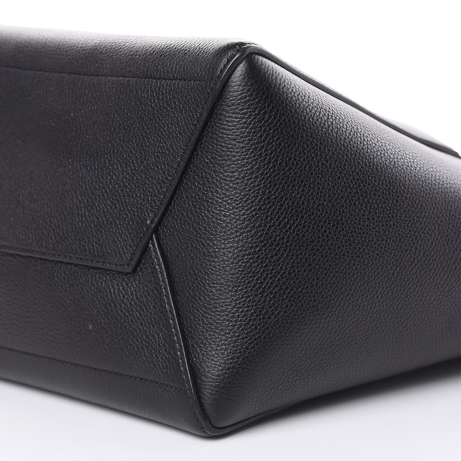Celine Soft Grained Calfskin Sangle Bucket Bag Black 8 of 8