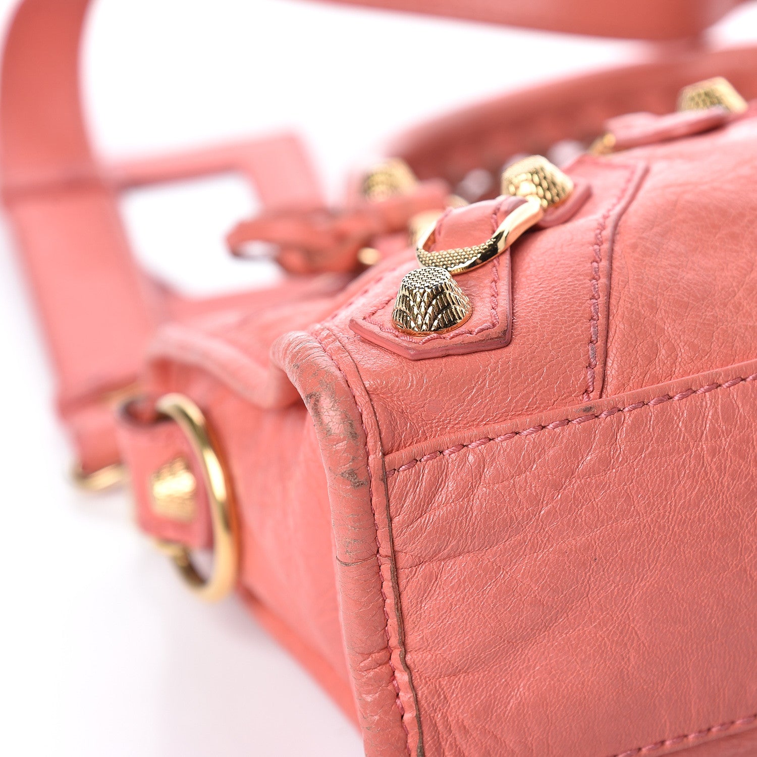 Balenciaga Agneau Giant 12 Gold Hardware Mini City Rose Azalee Rose Jaipur 8 of 20