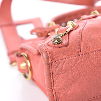 Balenciaga Agneau Giant 12 Gold Hardware Mini City Rose Azalee Rose Jaipur 8 of 20