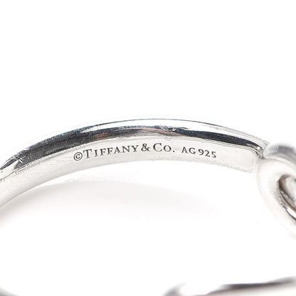 Tiffany Sterling Silver Narrow Infinity Ring 49 4.75 4 of 4