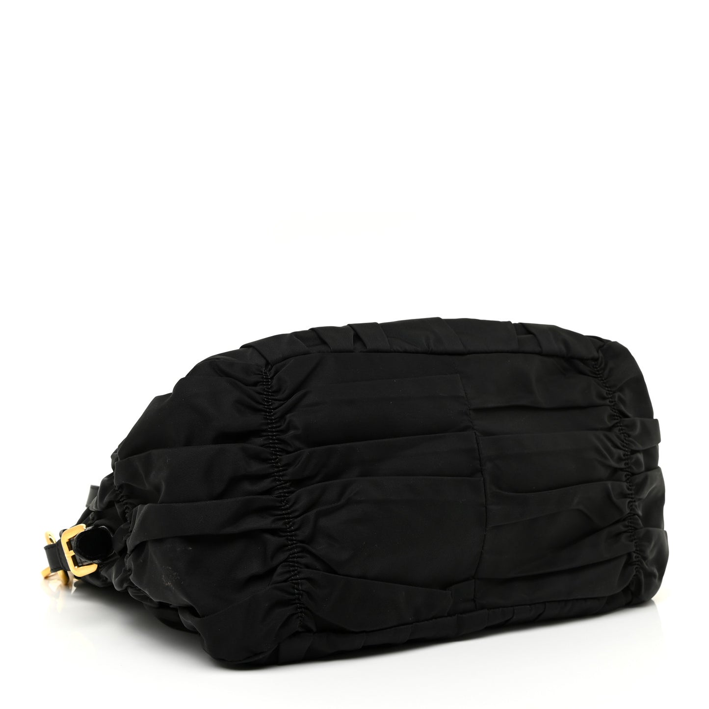 Tessuto Nylon Gaufre Tote Black