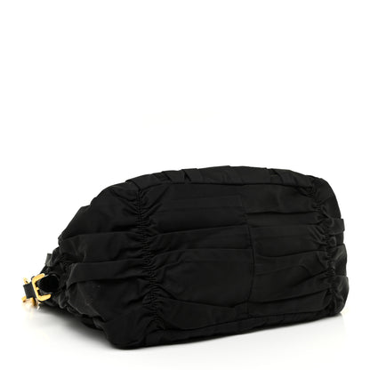 Prada Tessuto Nylon Gaufre Tote Black 3 of 13