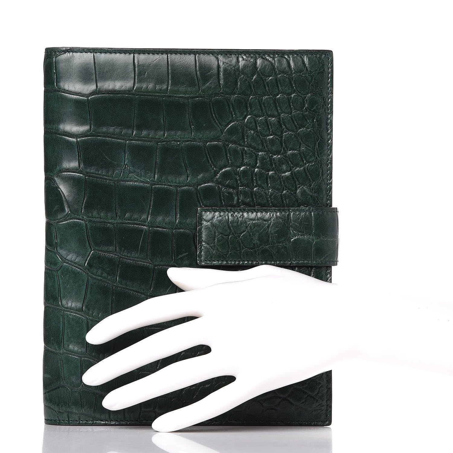 Gucci Crocodile Notebook Smartphone Case Green 2 of 8