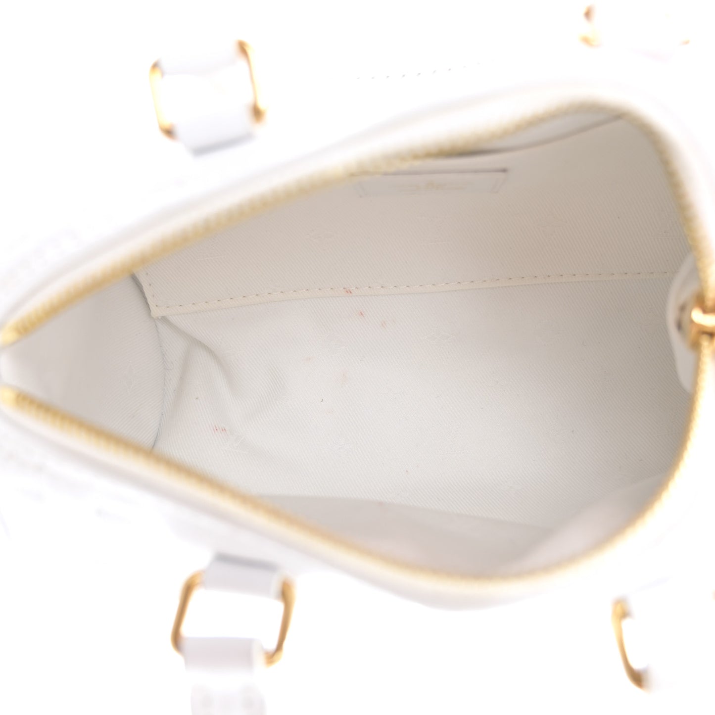 Calfskin Bubblegram Papillon BB Snow White