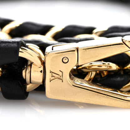 Louis Vuitton Calfskin Multi Pochette Chain Shoulder Strap Black Gold 3 of 3