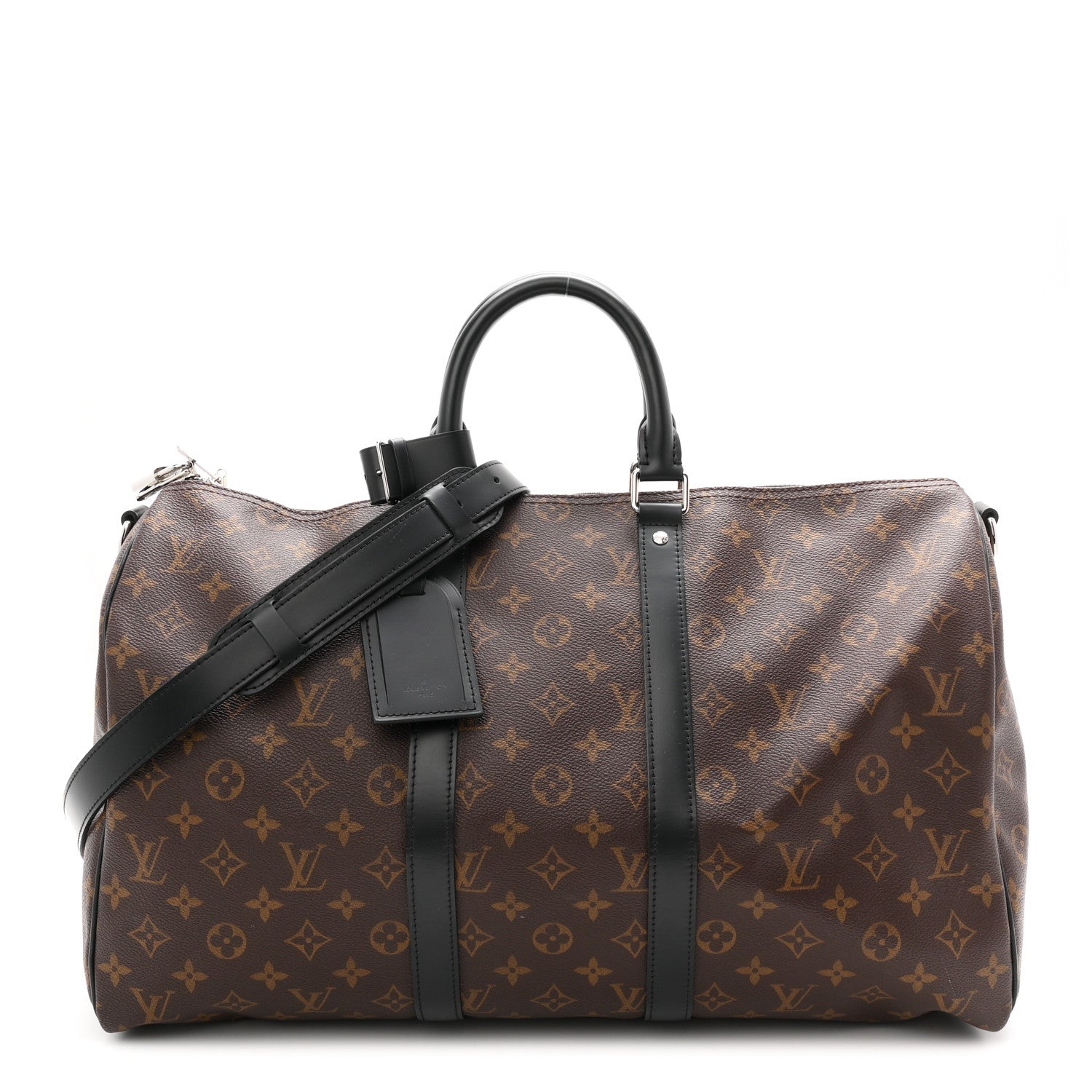Louis Vuitton Monogram Macassar Keepall Bandouliere 45 1 of 21