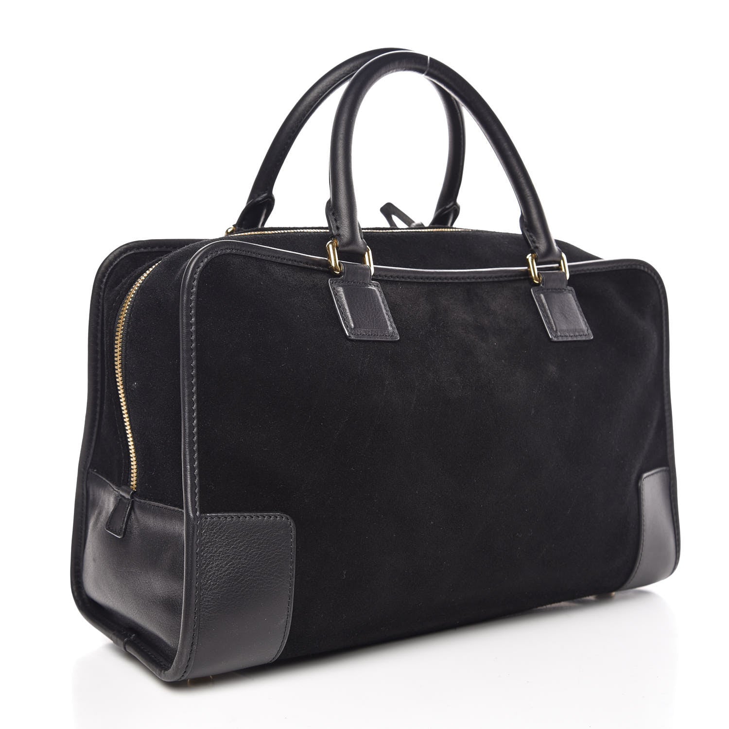 Loewe Suede Calfskin Amazona Black 3 of 6