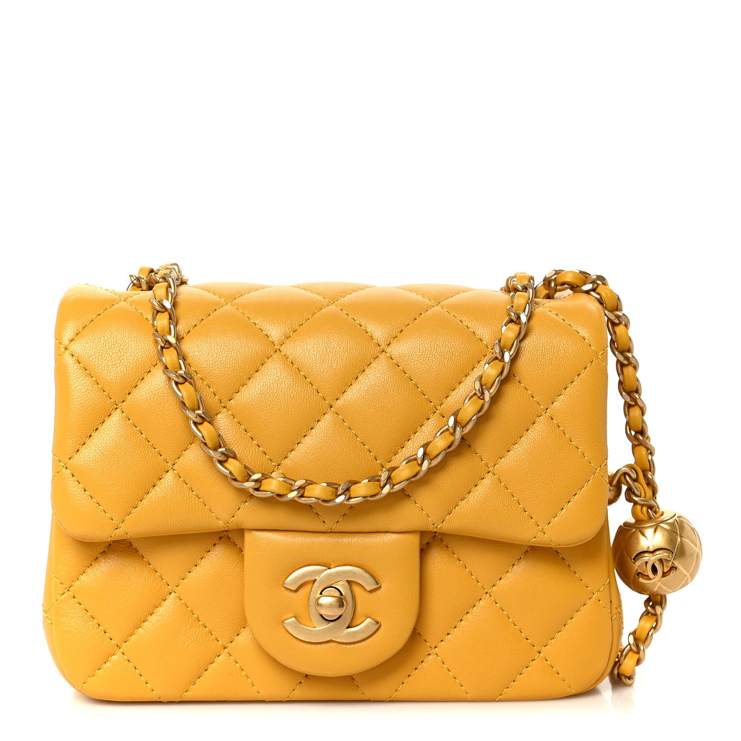Chanel Lambskin Quilted Mini Pearl Crush Flap Juane 1 of 11