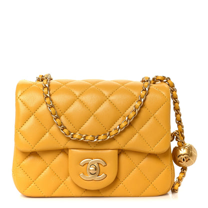 Chanel Lambskin Quilted Mini Pearl Crush Flap Juane 1 of 11