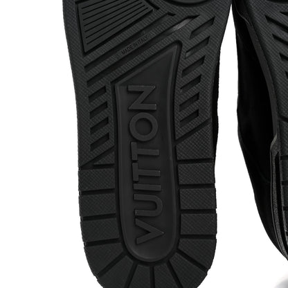 Louis Vuitton Suede Mens LV Trainer Sneakers 9 Black 8 of 14