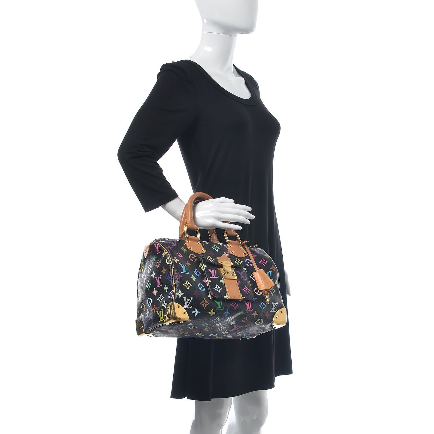 Monogram Multicolor Speedy 30 Black