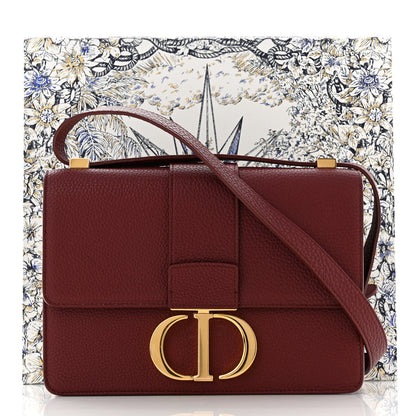 Christian Dior Grained Calfskin 30 Montaigne Flap Bag Red Brick 11 of 11