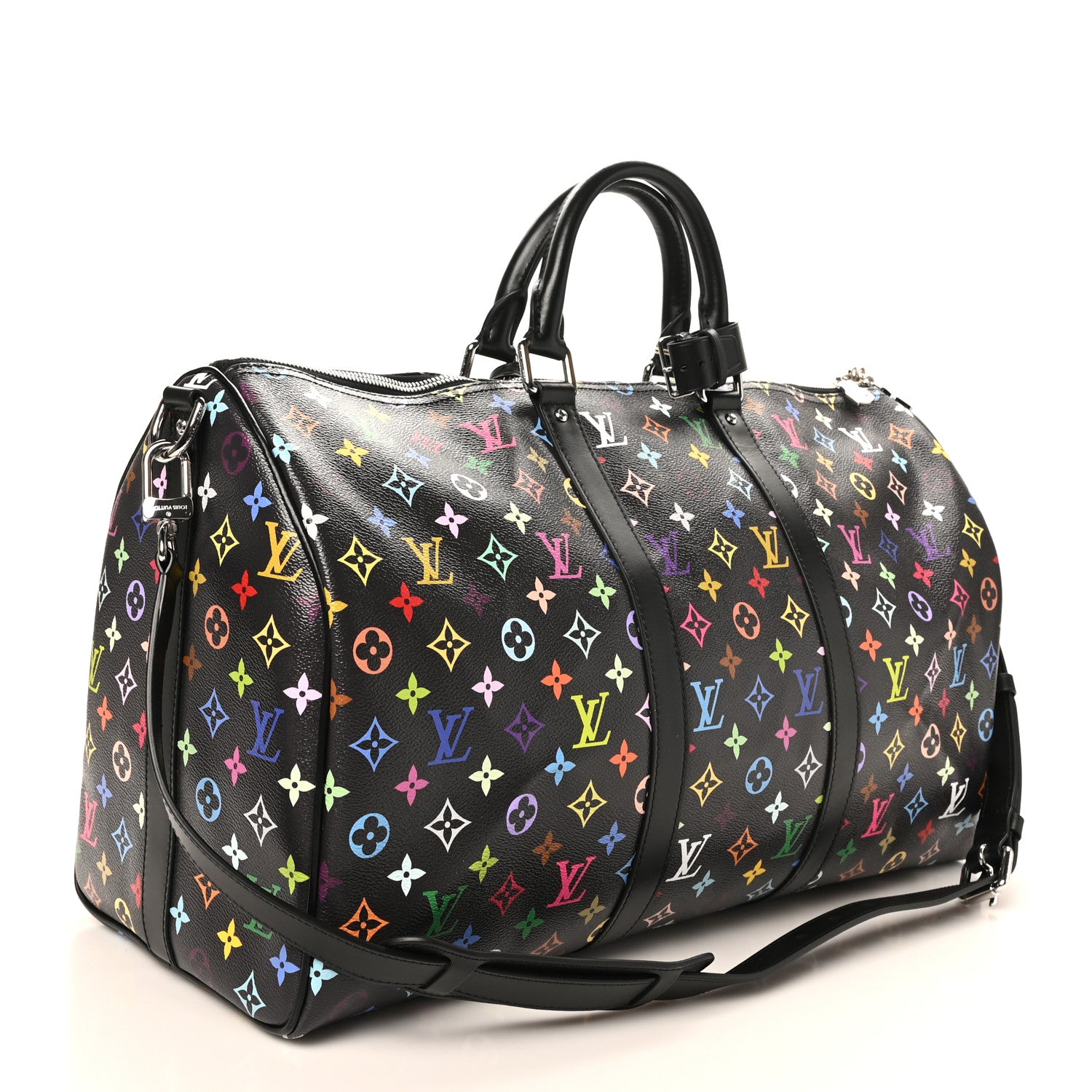 Louis Vuitton LV X TM Monogram Multicolor Keepall Bandouliere 50 Black 2 of 8