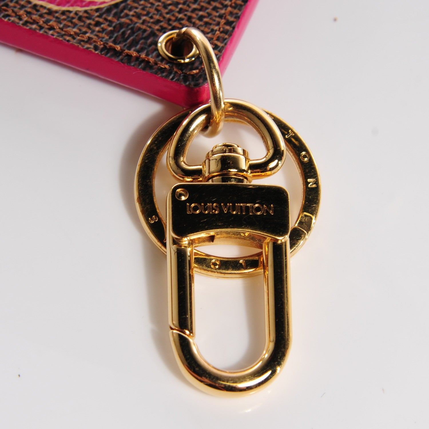 Louis Vuitton Damier Ebene Illustre Air Balloon Bag Charm Grenade 5 of 6