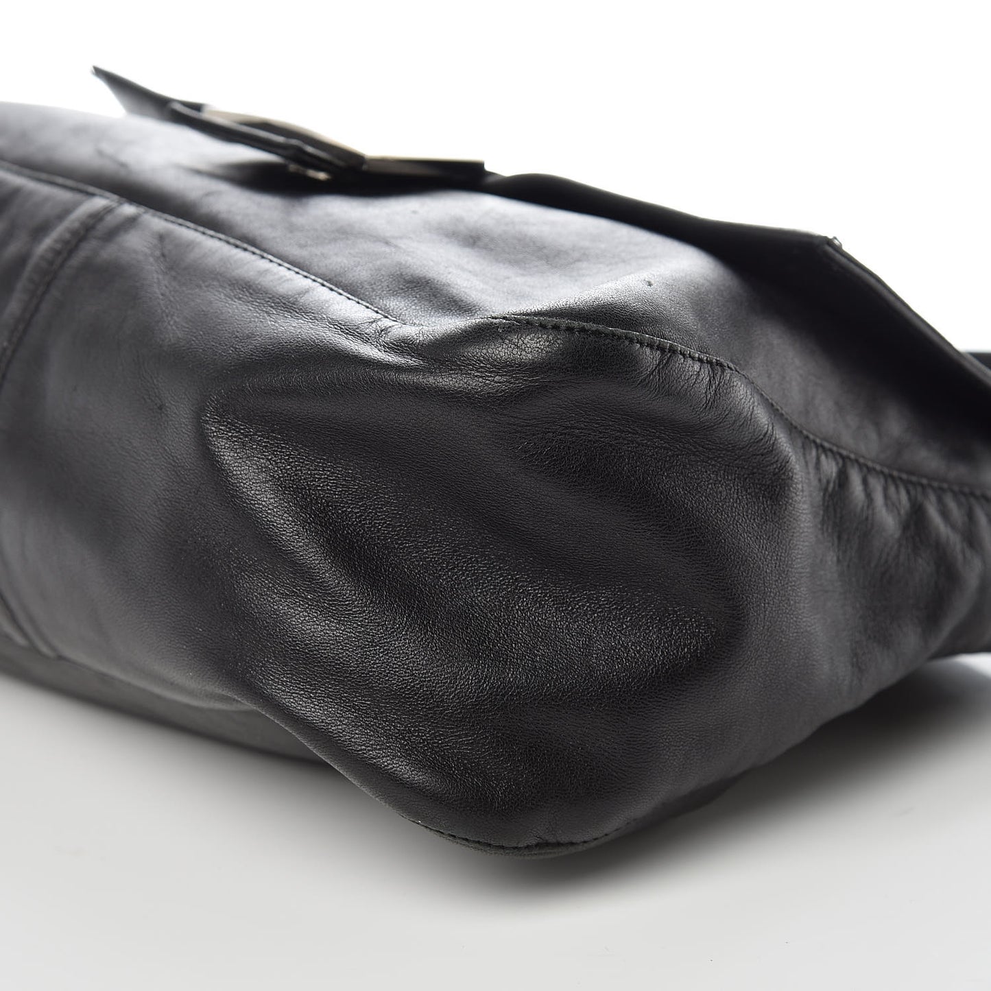 Calfskin Big Forever Mama Baguette Black